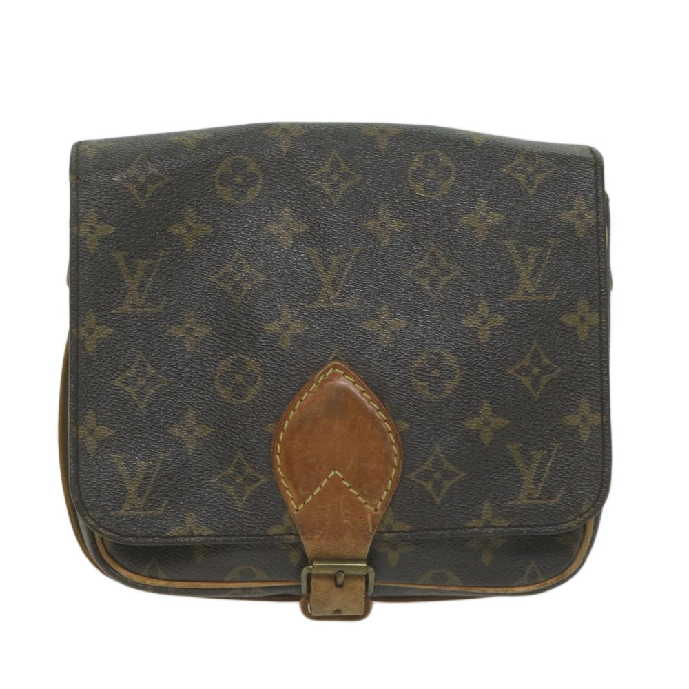 LOUIS VUITTON Monogram Cartouchiere MM Shoulder Bag M51253 LV Auth 64946 - Picture 13 of 16